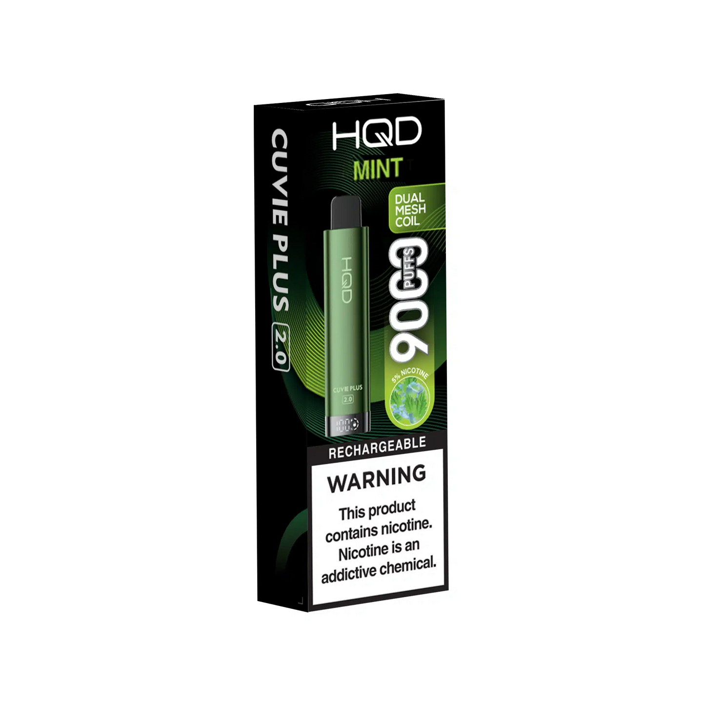 HQD CUVIE PLUS 2.0 9000 0% DISPOSABLE VAPE