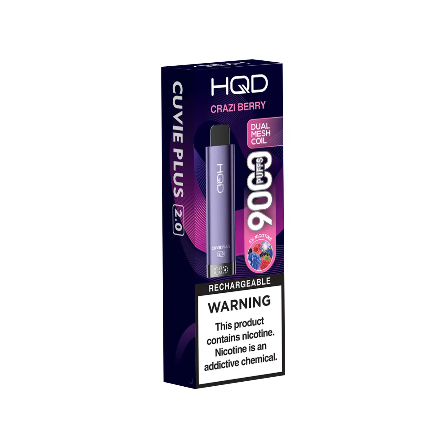 HQD CUVIE PLUS 2.0 9000 DISPOSABLE VAPE